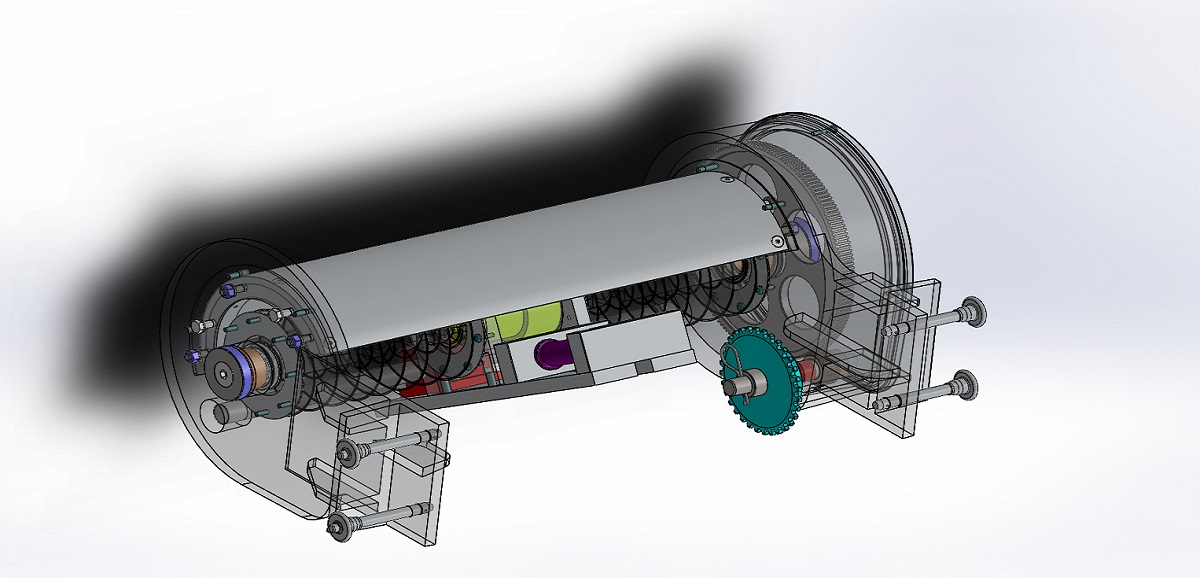 3D design of assembly winder